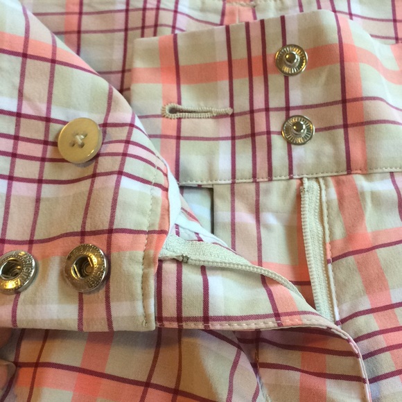 NWOT Adidas Plaid Capri Length Golf Pants - Picture 8 of 8